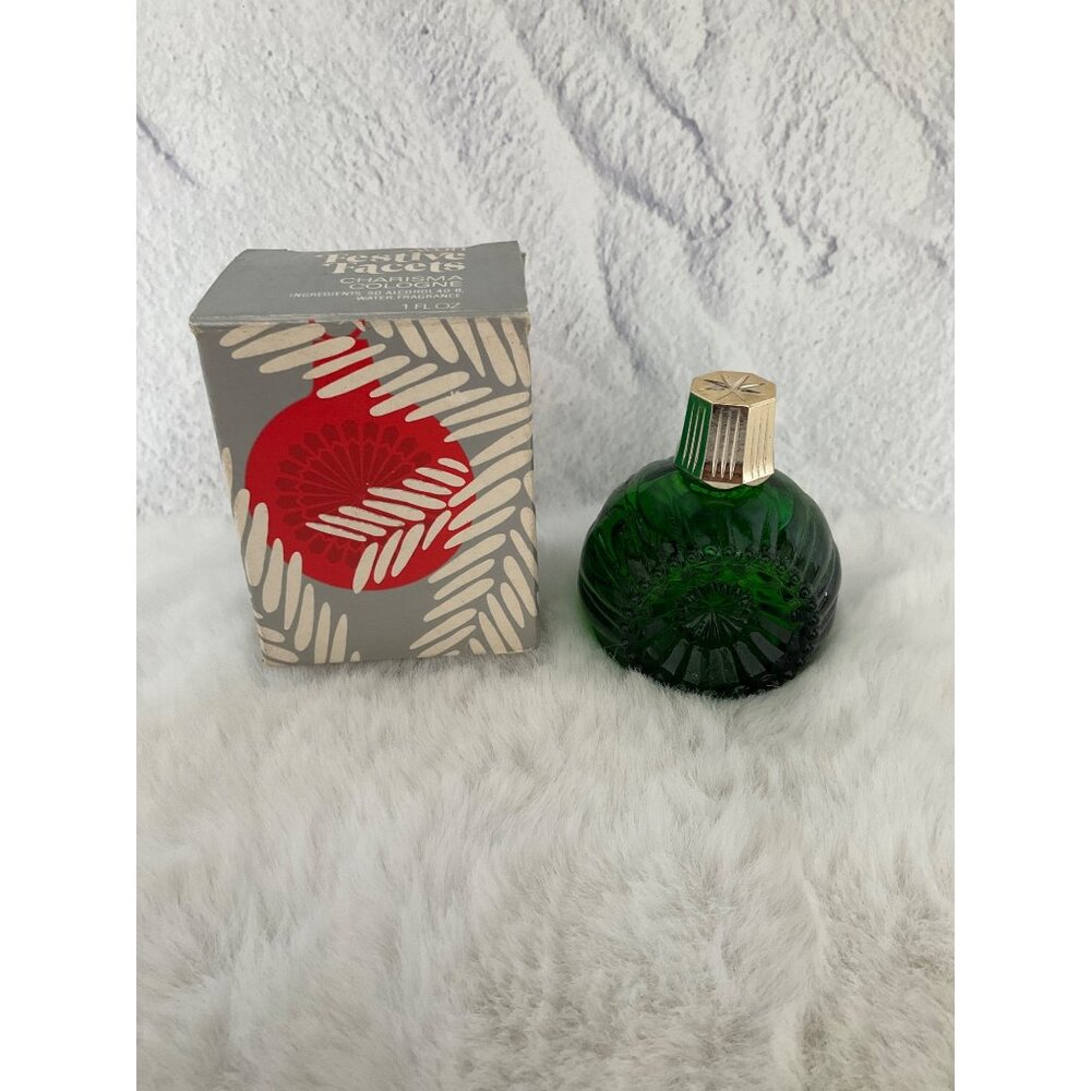AVON Vintage Festive Facets Charisma Cologne FULL  Holiday